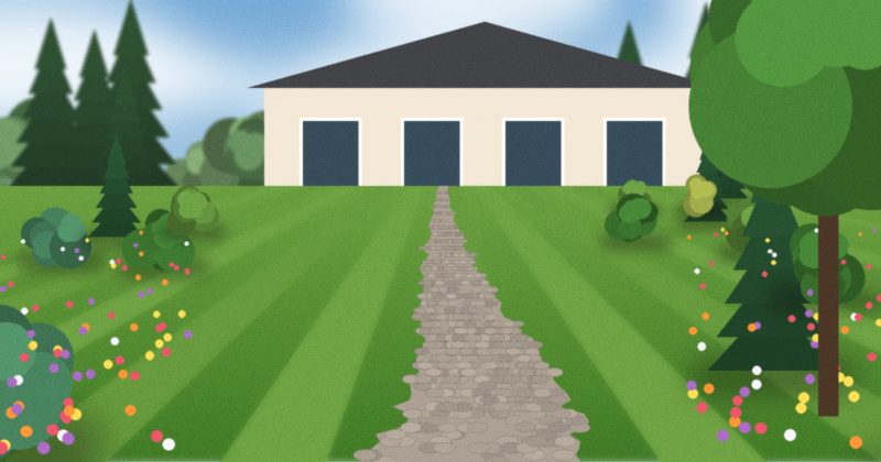 Сад, который не требует постоянного ухода
